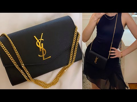 YSL SAINT LAURENT  WALLET ON CHAIN UN BOXING + WAYS TO WEAR IT 