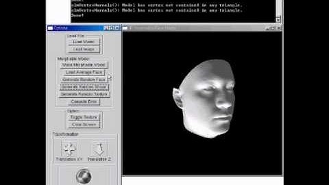 3D morphable face model
