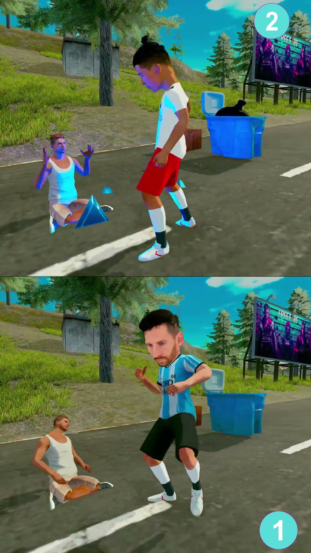 How Will You Decide ? Messi Or Ronaldo #shorts