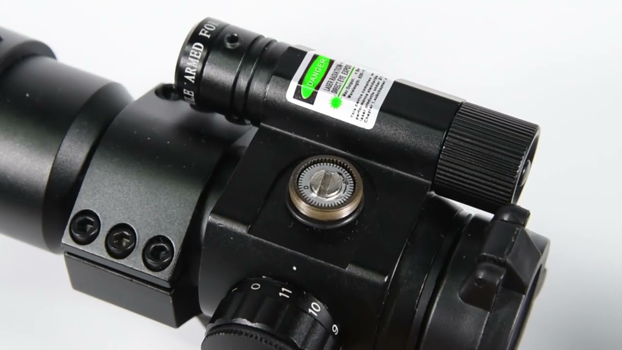 CVLIFE 1x30 mm  Red Dot Sight Scope with Green Laser