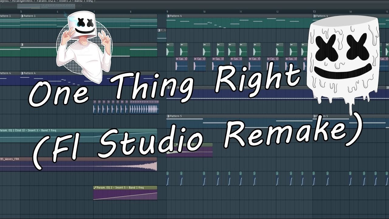 Marshmello x Kane Brown -  One Thing Right (Fl Studio Remake) + FLP