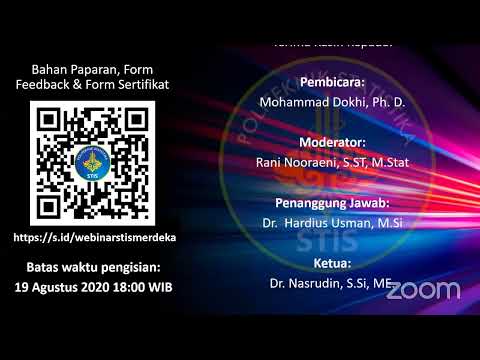 Webinar Series Statistika #9 - Essential of Survival Analysis - Mohammad Dokhi, Ph.D.