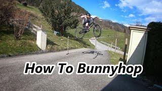 How To Series Bunnyhop | MTB | BMX | Street-trial (Easiest Way!)