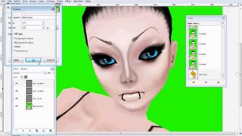 Gimp tut for imvu - How to draw noses