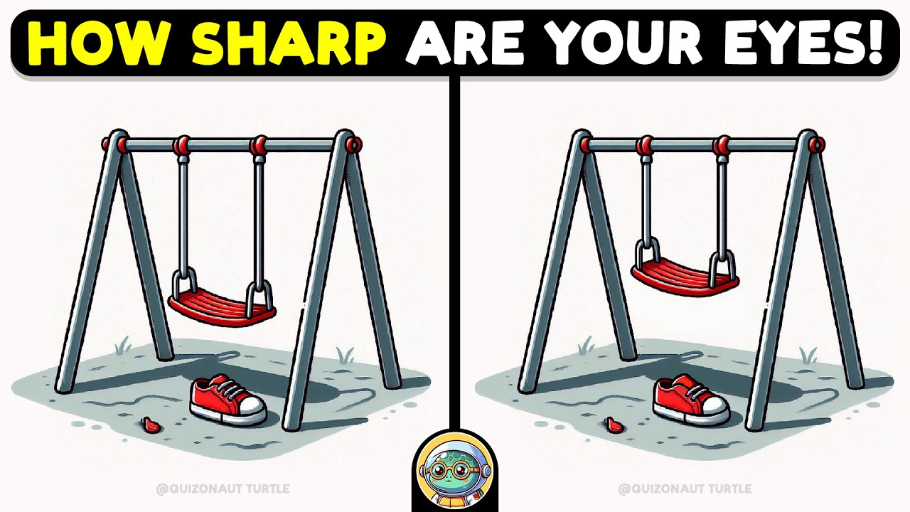 🐢🧩 Spot The Difference | Mind-Twisting Riddles 🧩🐢 | Quizonaut Turtle