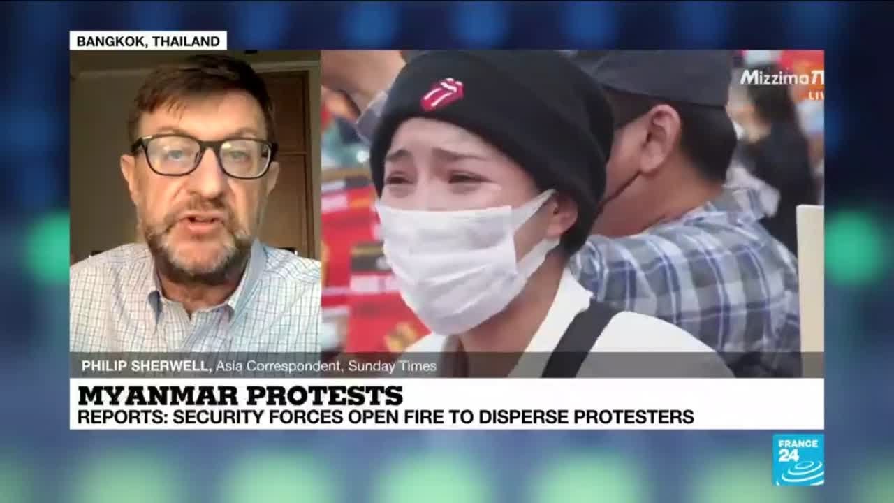 Myanmar security forces open fire to disperse protesters