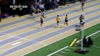 Womens 60m Final, CU Boulder, Potts Invitational 2018