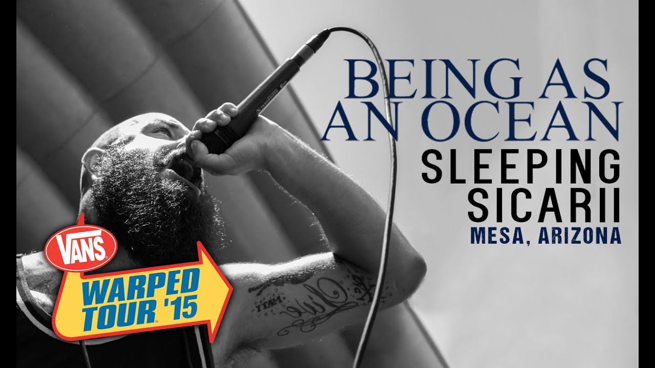 Being As An Ocean - "Sleeping Sicarii" LIVE! Vans Warped Tour 2015