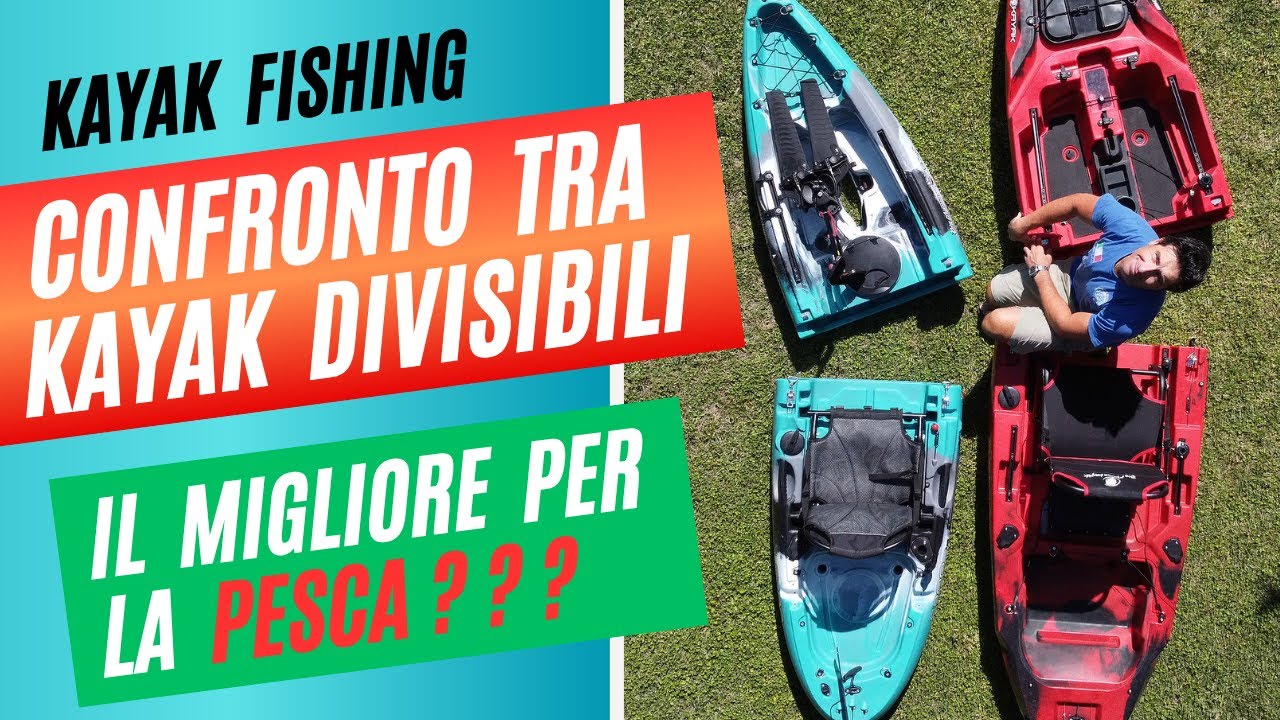 Qual è il miglior kayak da pesca divisibile? S300 VS new TRIKEN 330 SPLIT LIVE