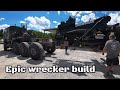 We go all in with a 25 ton heavy duty recovery wrecker bed for an oshkosh het m1070 8x8 part 1