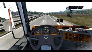 ETS2 - CARS TRANSPORT from MARIBOR to BANJA LUKA with MERCEDES ACTROS MP1 1997! #2