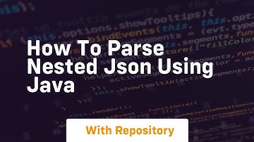 How to parse nested json using java