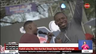 Suleiman Fadhili wins the 2022 Red Bull Street Style national Football challenge