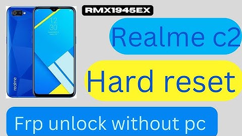 Realme C2 FRP Bypass | Realme C2 (RMX1941) Google Account Remove Without Pc