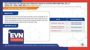 Phần 4: Các cảnh báo lỗi và cách xử lý đối với công tơ điện tử 1 pha 1 biểu giá GELEX