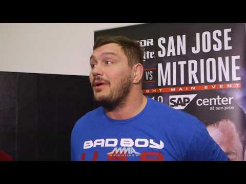 Matt Mitrione Bellator 172 Open Workout Scrum