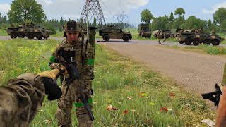 RETAKING AN AIRFIELD With an Armored Column in Eastern Europe!