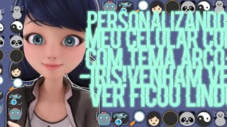 🌈💞-Personalizando meu celular no tema Arco-Iris-💞🌈 screenshot 3