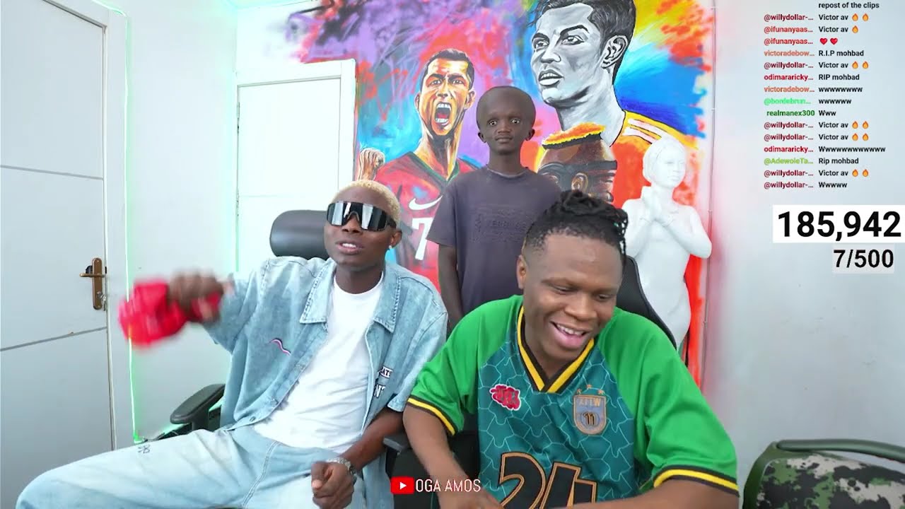 moment Oga Amos saw mohbad lookalike saying mohbad still relevant because of him