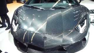 mansory carbonado black diamond lamborghini aventador stealth look 6 5 v12 1250 hp playlist