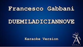 Francesco Gabbani - Duemiladiciannove (KARAOKE)