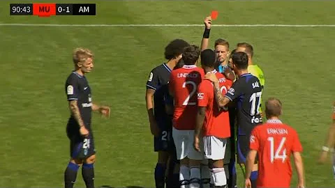 Fred vs Alvaro Morata Fight | Man United vs Atleti...