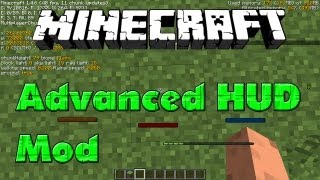 Minecraft Mods #22 - Advanced HUD mod [HD]