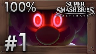 Super Smash Bros. Ultimate: World of Light Part 1 - Intro \& World Tour - 100% Walkthrough