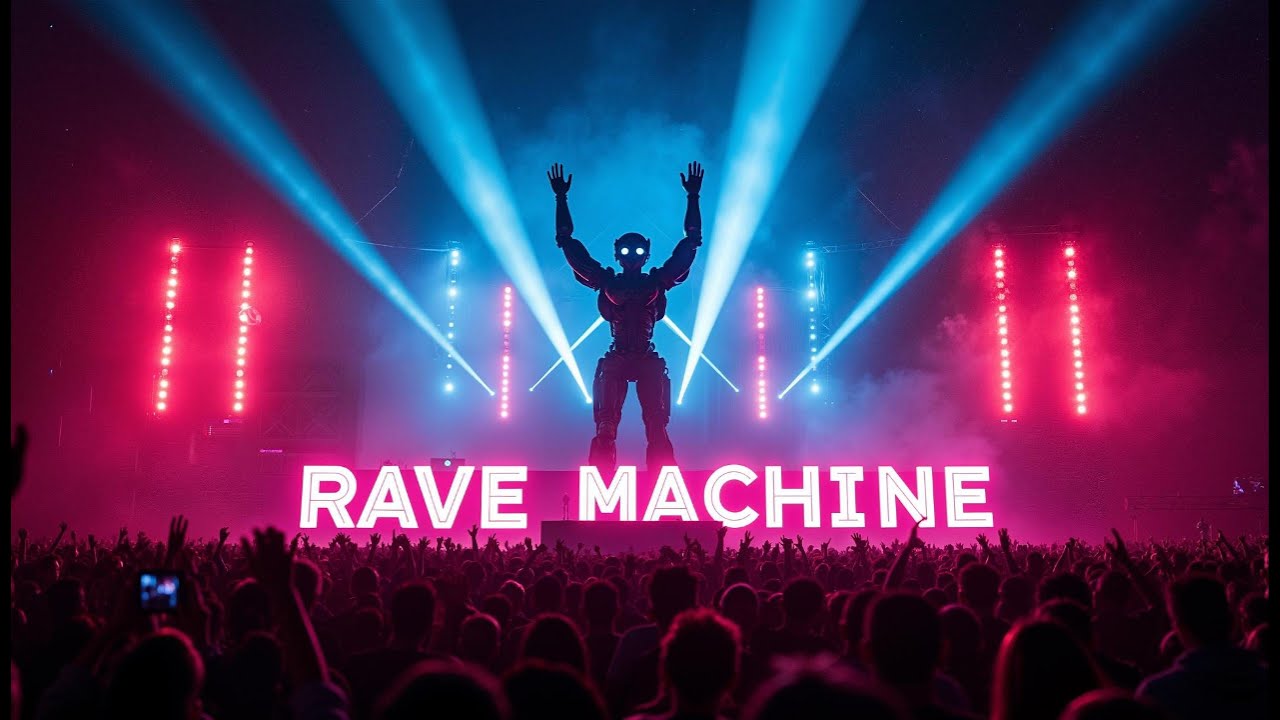Rave Machine RAVE MACHINE 🤖 | Hard EDM Festival Anthem 2025 | Robotic Vocals x Raw ...