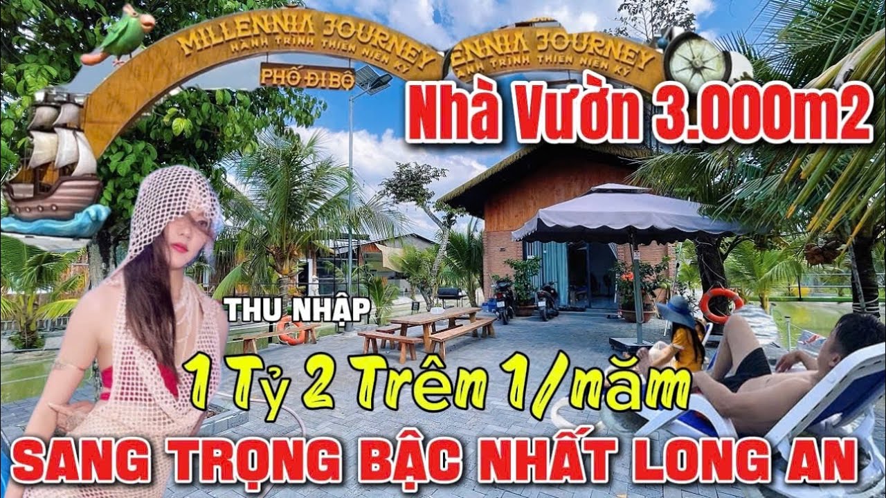 NHÀ VƯỜN NGHĨ DƯỠNG TĨNH LỘ 10. Gần Bình Tân TP.HCM . Kinh Doanh HOMSTAY