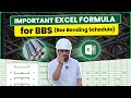Master Essential Excel Formula for Bar Bending Schedule (BBS) 🔧