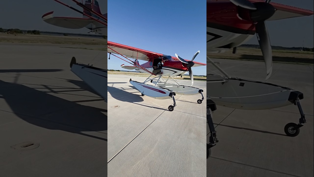 First Legend Nomad on floats! subscribe for more! #stol #floats #aviation #airplane #texas #flying