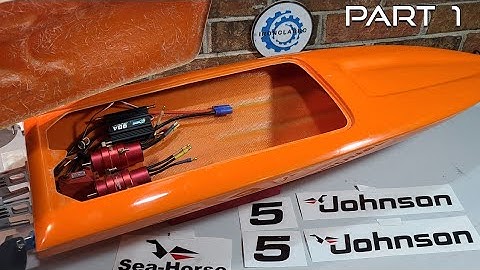 Fitting The Hatch Deltaforce 29 Twin Motor Mono Build Pt 1 - Twin Motor Rc Boat