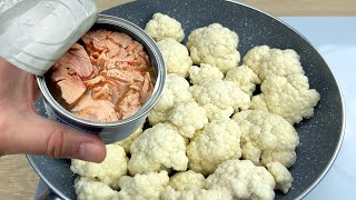 Do you have cauliflower and canned tuna at home? 😋 Fast, easy and delicious recipes # 164