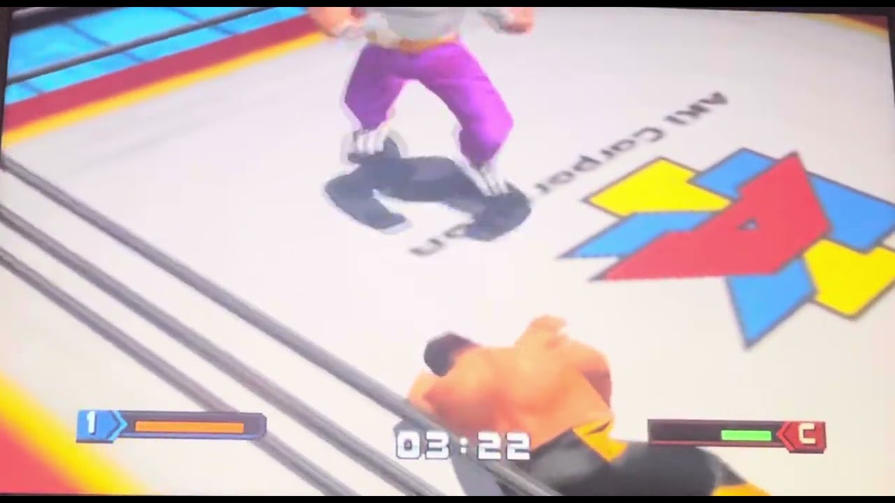Virtual Pro Wrestling 2 Freem Edition - Dake Ken vs. Toshiyaki Kawada