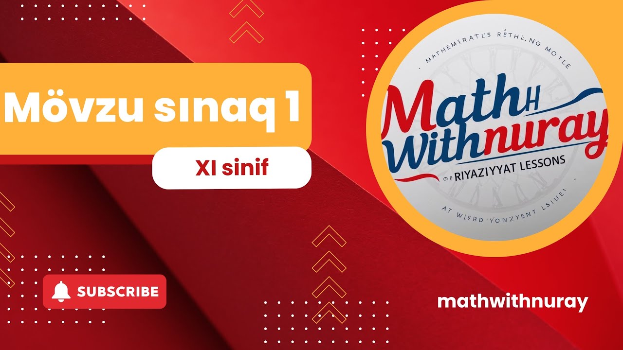 XI sinif buraxılış imtahanı sınağı / Izə nəşriyyatı #riyaziyyathazırlığı 