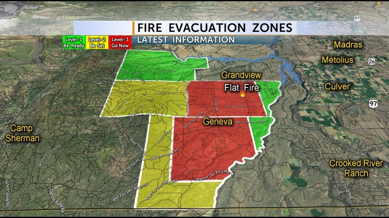 Flat Fire- Jefferson County Oregon- West of Culver- Thursday 8/21
