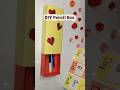 DIY Paper Pencil Case cum Storage Box | easy paper craft | NikkuArt |#shorts
