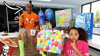 MY DAD'S BIRTHDAY PRESENTS PRANK!!