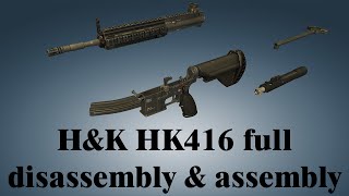 H&K HK416: full disassembly & assembly