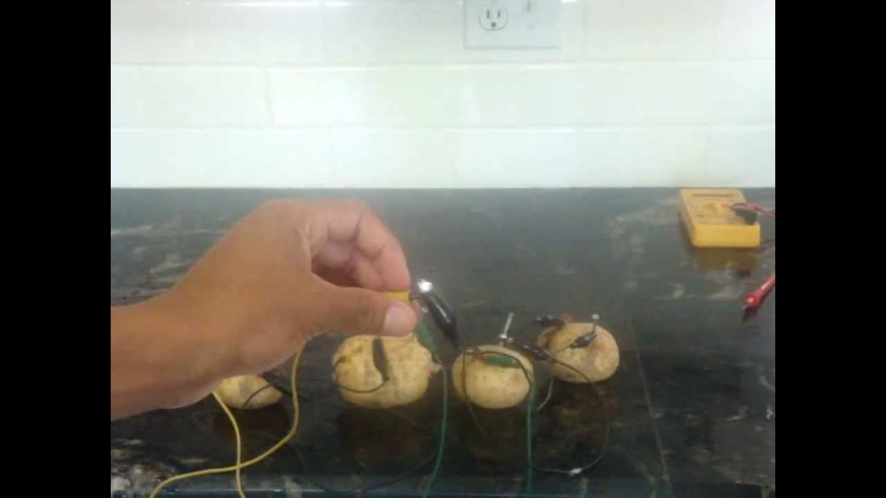 How to make a Potato Battery YouTube