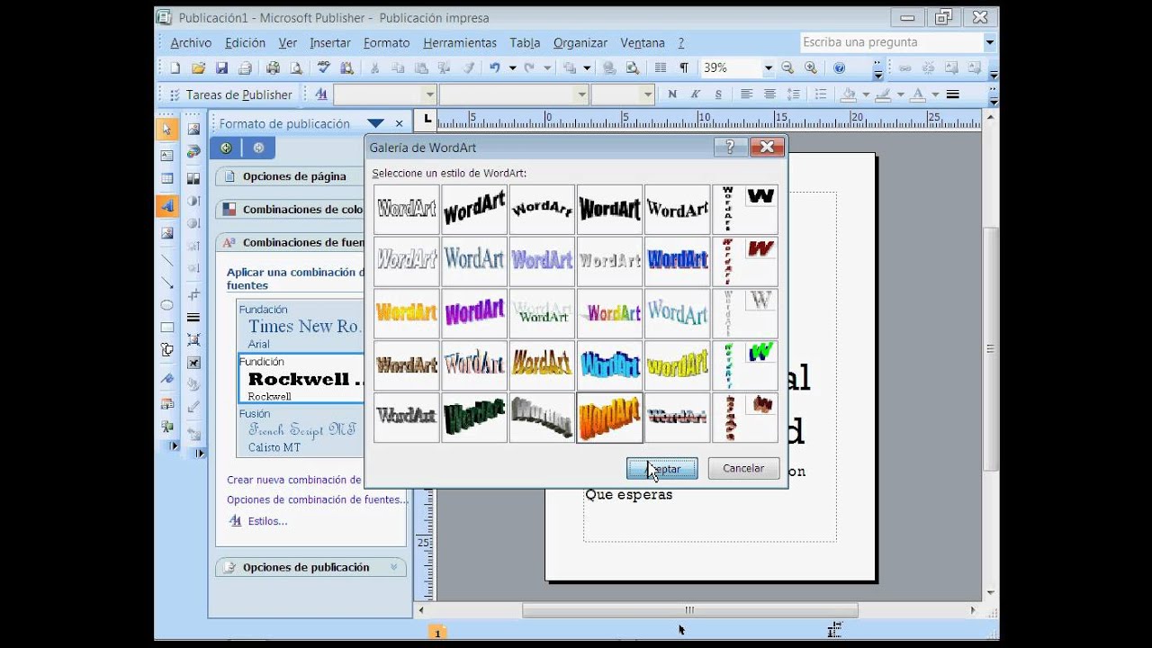 Como hacer carteles en word