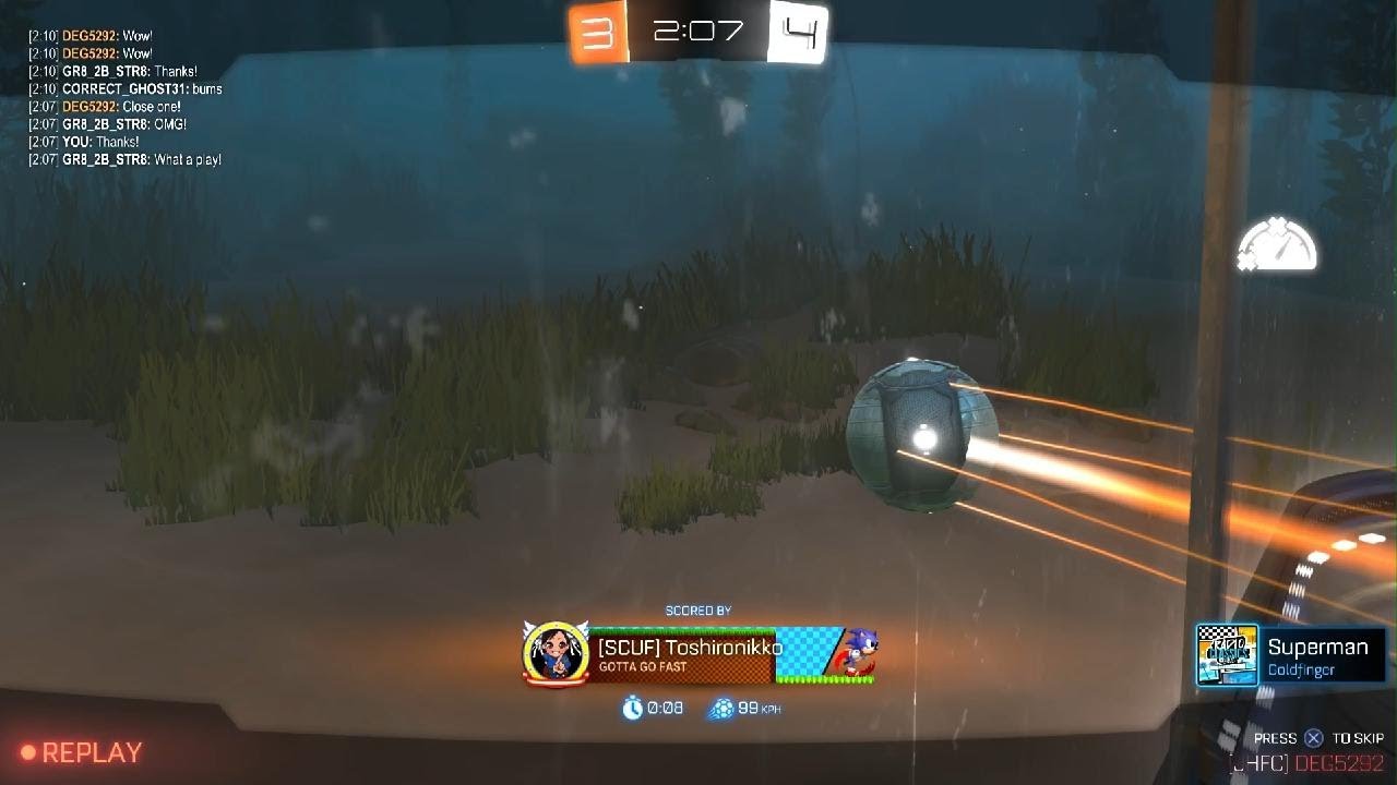 Instant Toxic Karma in Rocket League