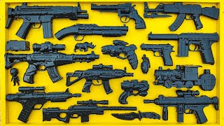 Cleans Nerf Guns, Nerf M4, Nerf MP5, Nerf Sniper, AK47, Nerf Shotgun, Black Nerf Guns, Glock Pistol