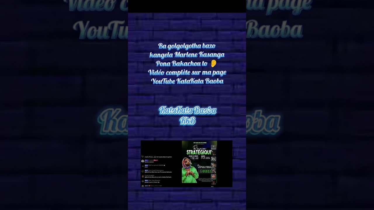 Ba gogolgotha bazo kangela Marlene Kasanga to 👂