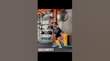 Agachamento com duas anilhas - @rosaavict