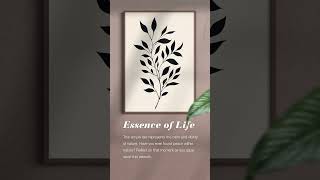 Essence of Life  |  Minimal Modern Printable Art #interiordecor #artprints  #shorts