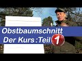 Obstbaumschnitt der kurs  obstbaum schneiden schritt fr schritt erklrt  teil 1 theorie