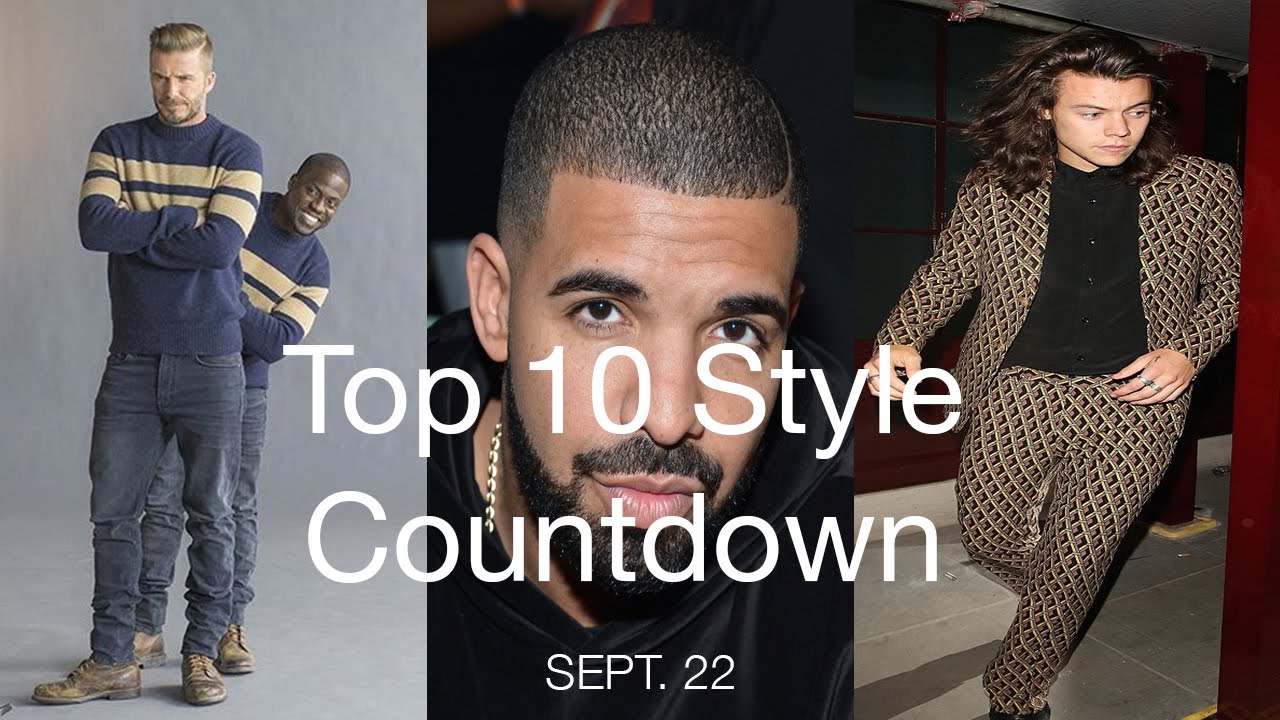 kevin hart harry top 10 style countdown for sept 22 w david beckham kevin hart harry top 10 style countdown for sept 22 w david beckham