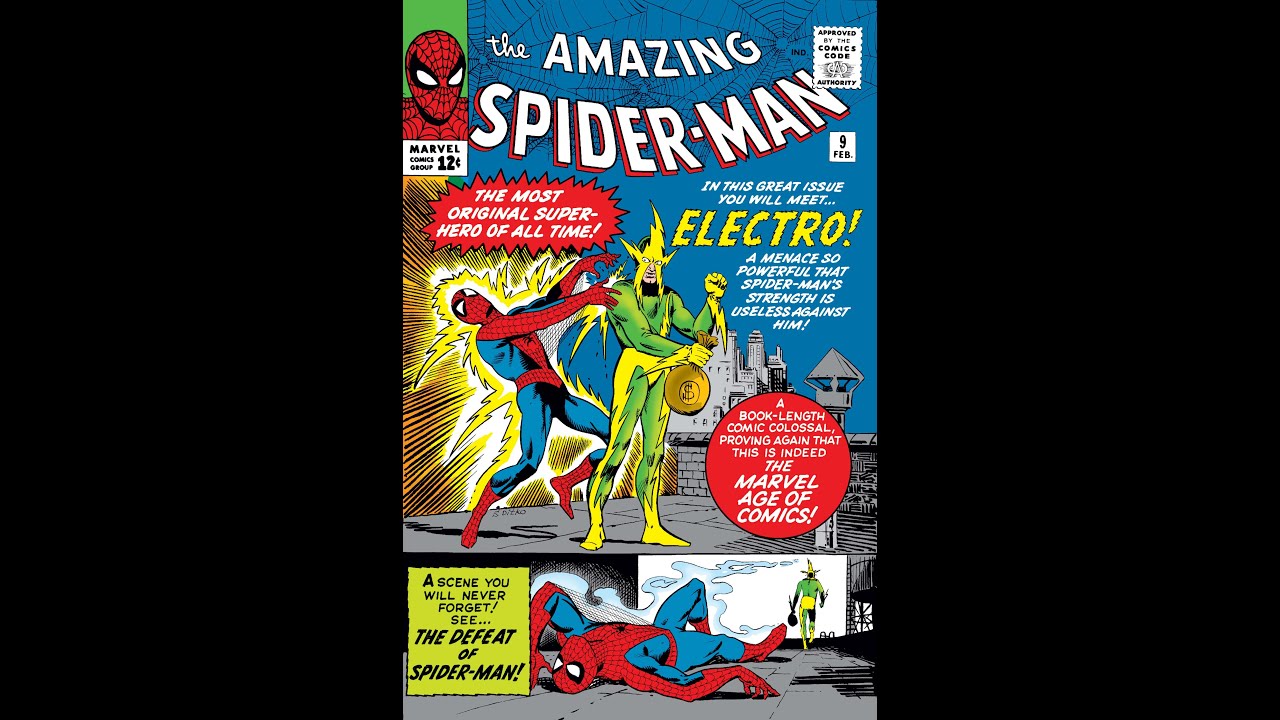 Spider-man 39 Spider-man Vs Electro marvel Comic Book 
